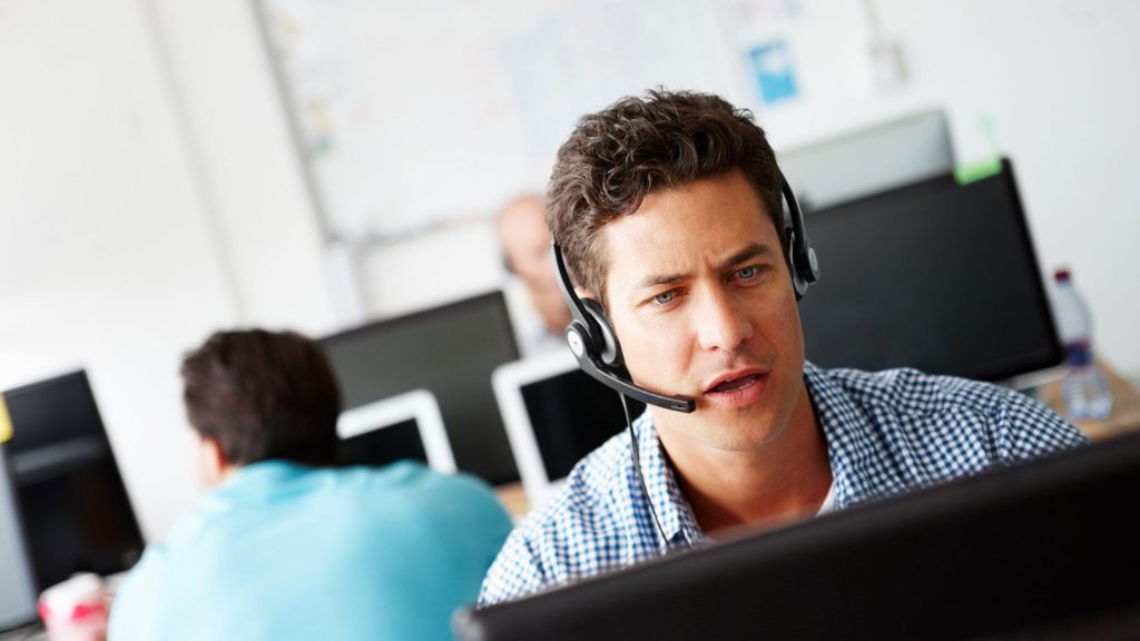 IT help desk agent managing support requests